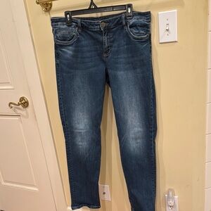Kut from the Kloth Boyfriend Dark Blue Denim Jean